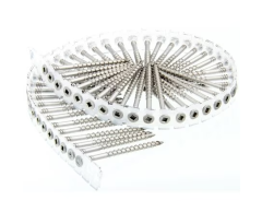 Collated Drywall Screws Steel Flat Head Square Drive