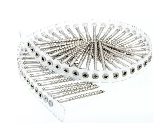Collated Drywall Screws Steel Flat Head Square Drive
