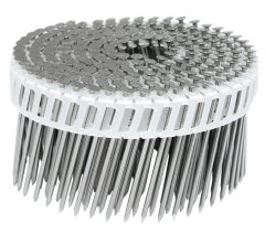 15° PLASTIC COLLATED DECKING COIL NAILS