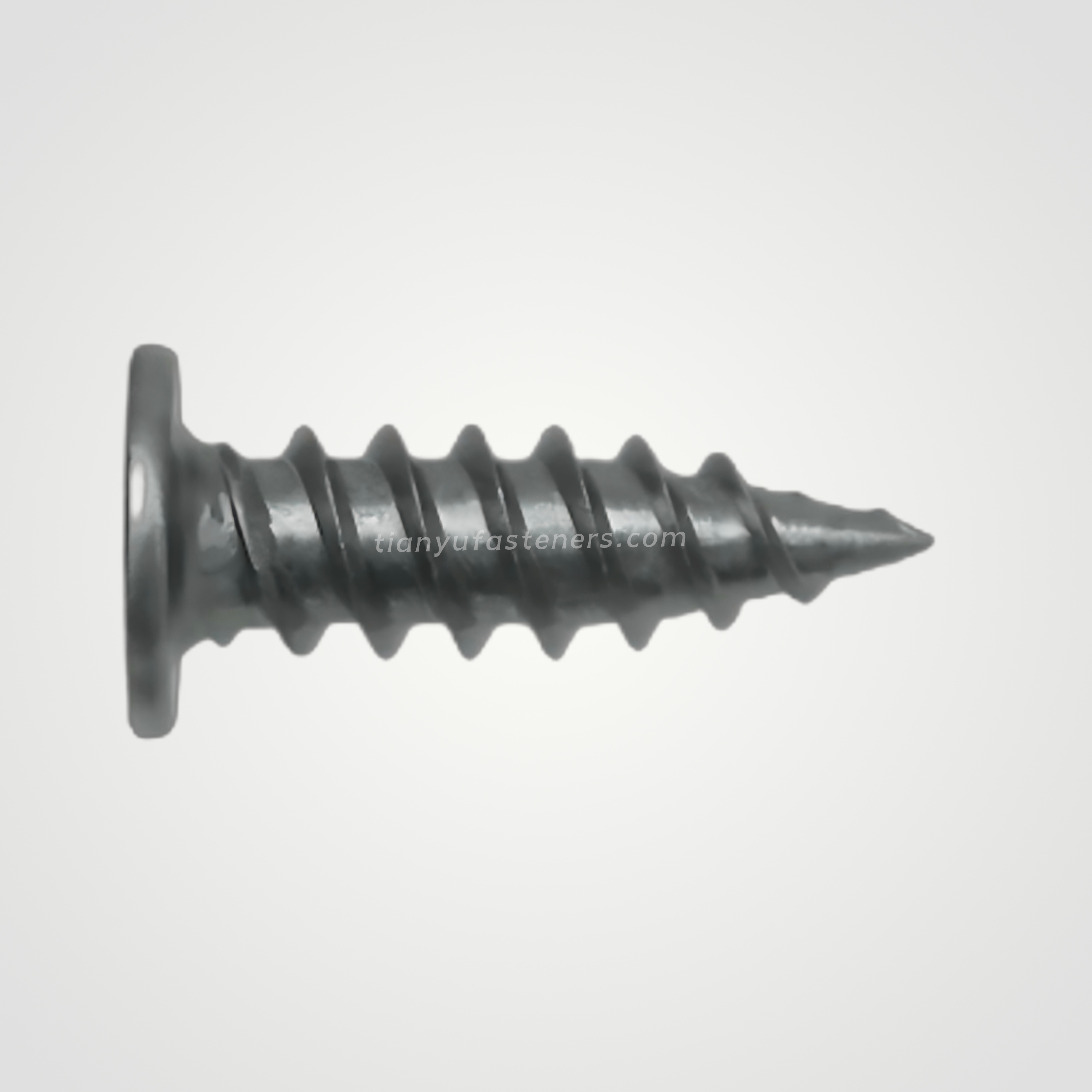 Tianyu Carton Steel Needle Point Flathead Pancake Head Phillips Drive for Frame Fixing Screw Truss Thread Fastener