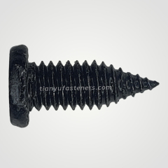 Tianyu Black Ruspert Carton Steel Needle Point Flathead Pancake Head Phillips Drive for Frame Fixing Screw Truss Thread Fastener