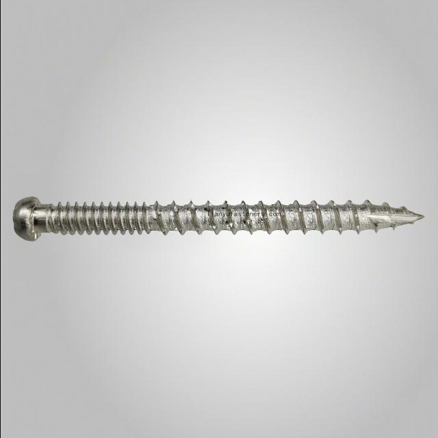 Tianyu SS Type 17 Point Pan Head with Anti-silp Torx Drive Serrated Dual Action Hi-low Sharks Tooth Thread Composite Wood Screw