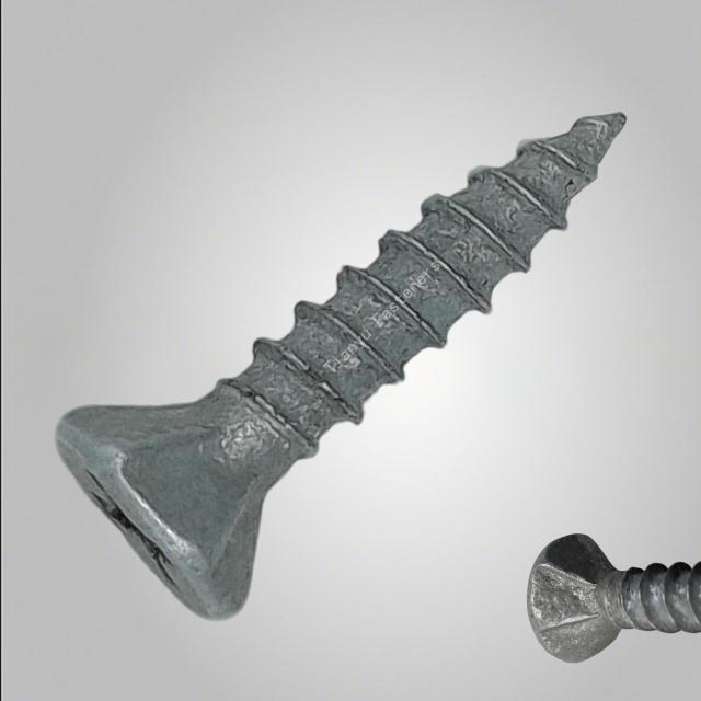 Tianyu Mech Galv Class3/4 Csk Trim Head with Ribbed Phillpis Drive for Construction Timber Surefast Wood Screw