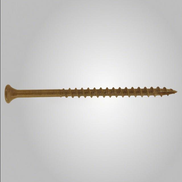 Tianyu sharp Point Type 17 Double Countersunk Csk Head Torx Star Drive Serrated Pineapple Thread for Wood Chipboard Screw