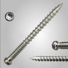 Tianyu SS Type 17 Point Pan Head with Anti-silp Torx Drive Serrated Dual Action Hi-low Sharks Tooth Thread Composite Deck Screw