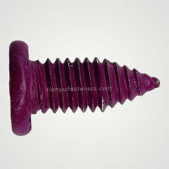 Tianyu Gold Plating  Carton Steel Needle Point Flathead Pancake Head Phillips Drive for Frame Fixing Screw Truss Thread Fastener