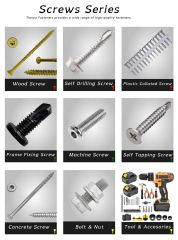 Tianyu Stainless Steel 304 Decking Screw With Anti Slip Nibs Torx Drive Knurled Shank For Composite And Wood Deck
