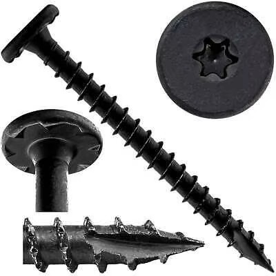 Tianyu Black Zinc Plated Wafer Flat Head Self Tapping Wood Screws Type 17