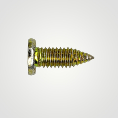 Tianyu Gold Plating  Carton Steel Needle Point Flathead Pancake Head Phillips Drive for Frame Fixing Screw Truss Thread Fastener