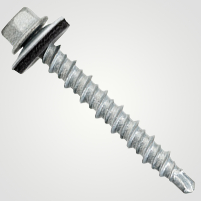 Tianyu Hex Head Sharp Point High Low Thread Screw 1000 Hours Salt Spray Ruspert Coating Wood Deck Fastener