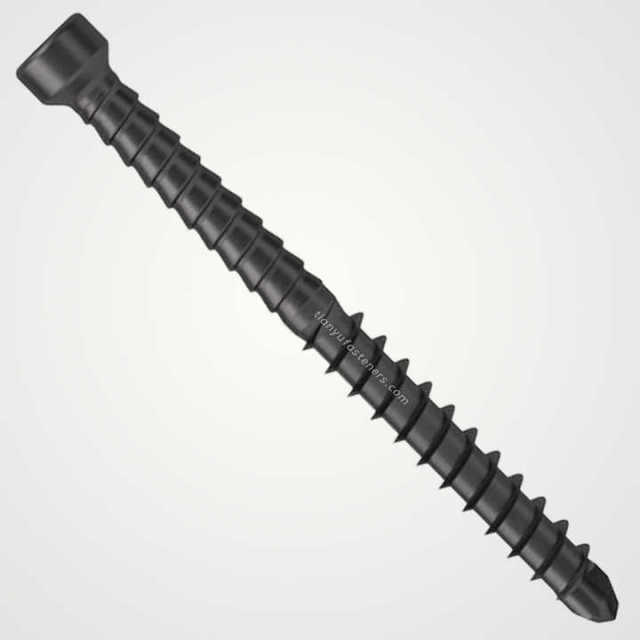 Tianyu Black Ruspert Trim Head Self Drilling Screw Construction Fastener Woodwork Cabinet Assembly Sharp Tip M4 M6