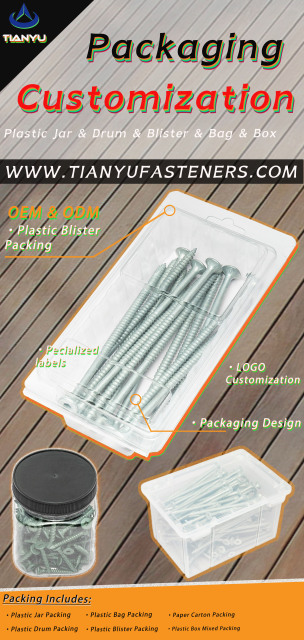 Tianyu Galvanized Hex Flange Washer Head BSD Thread EPDM Self Drilling Screw High Strength for Metal Roofing