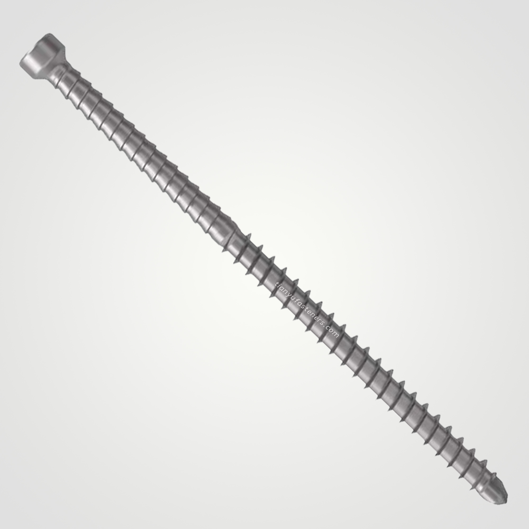 Tianyu Trim Head Tek Screw Self Drilling Wood Fastener Zinc Plated Construction Hardware Point Square Drive M6 M8