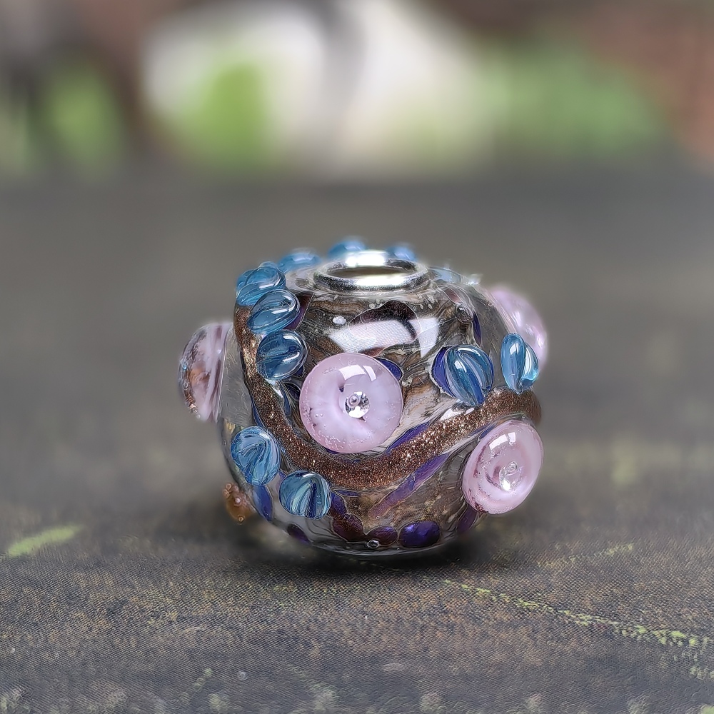 Blue Charm Rosa Owl