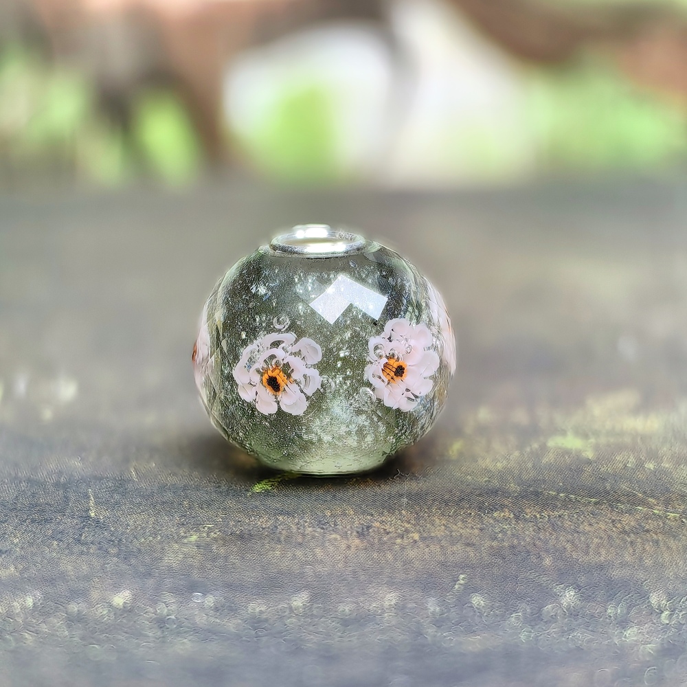 Moss-Green Peony Fractal