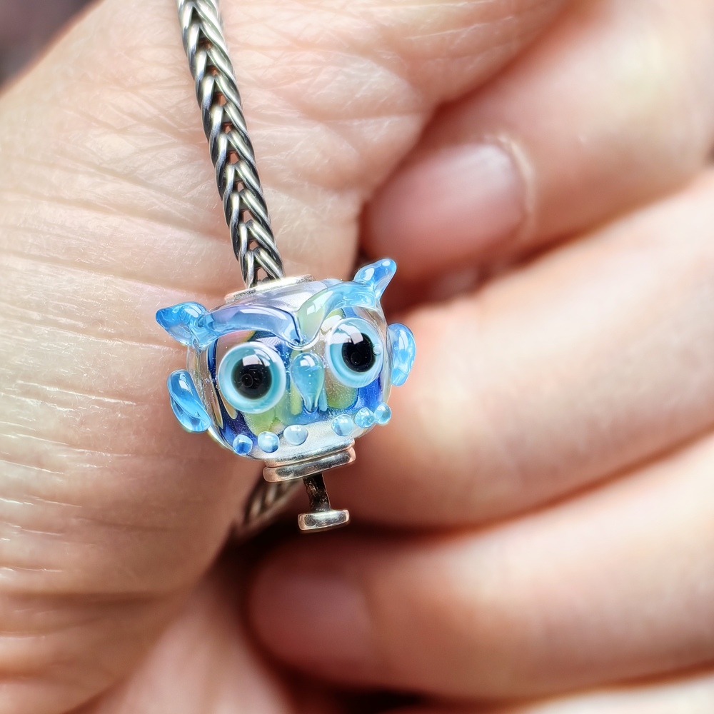 Clear Blue Owl Mini