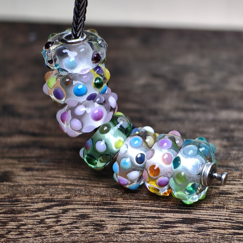 Ivory Glitter Peacock Tail