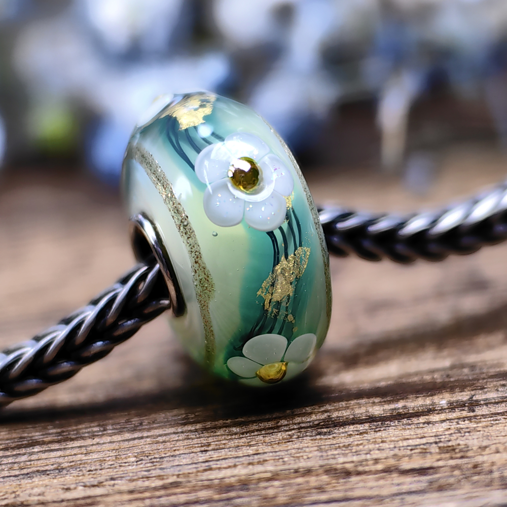 Water Blue Flower Fence