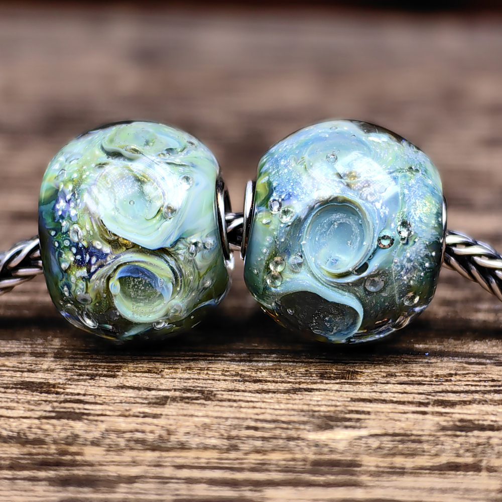 Haze Blue Swirls