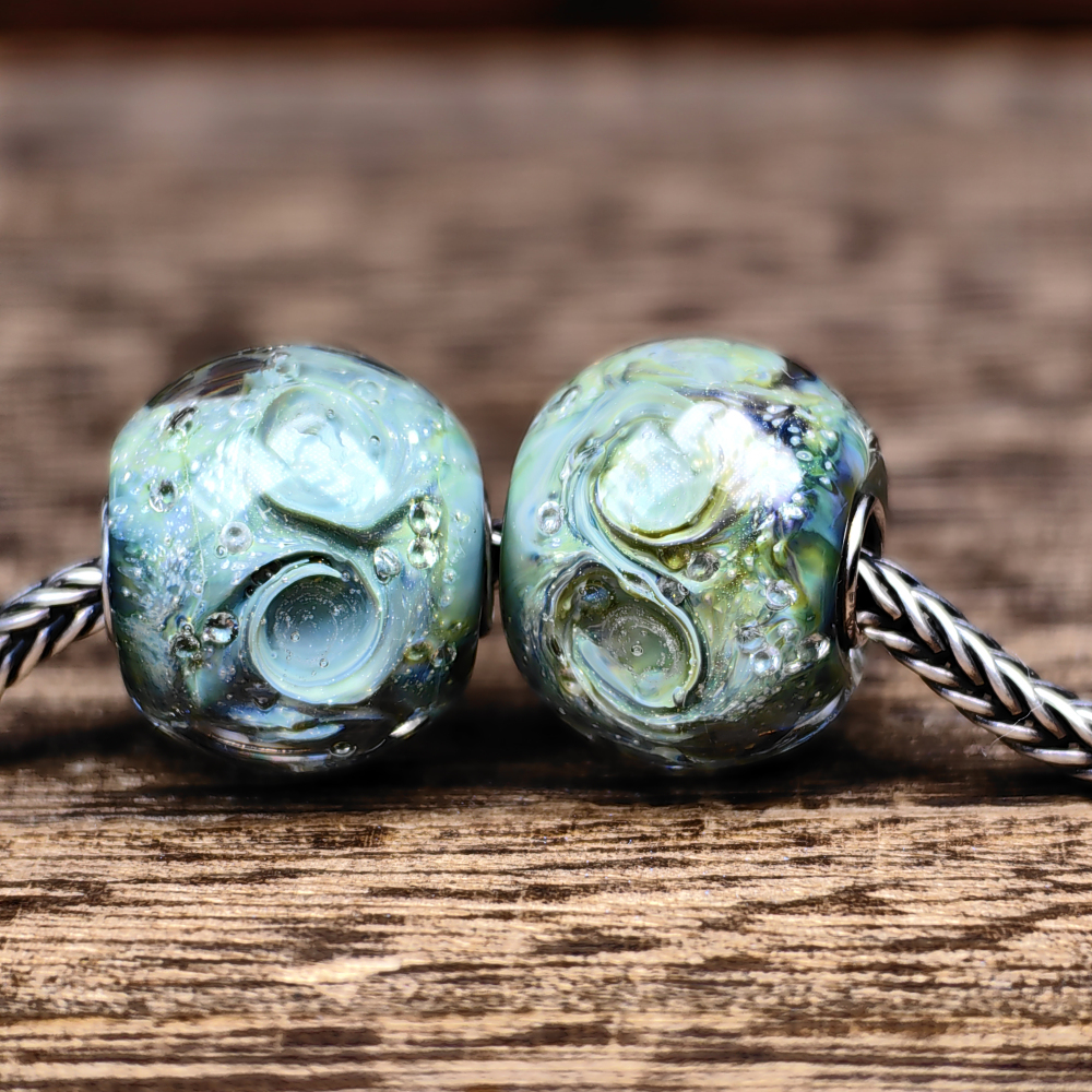 Haze Blue Swirls