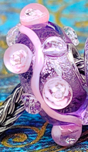 Luxious Purple Roses Branch