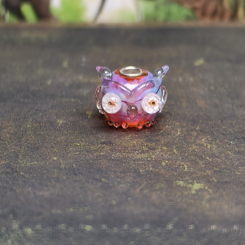 Blush Camellia Owl