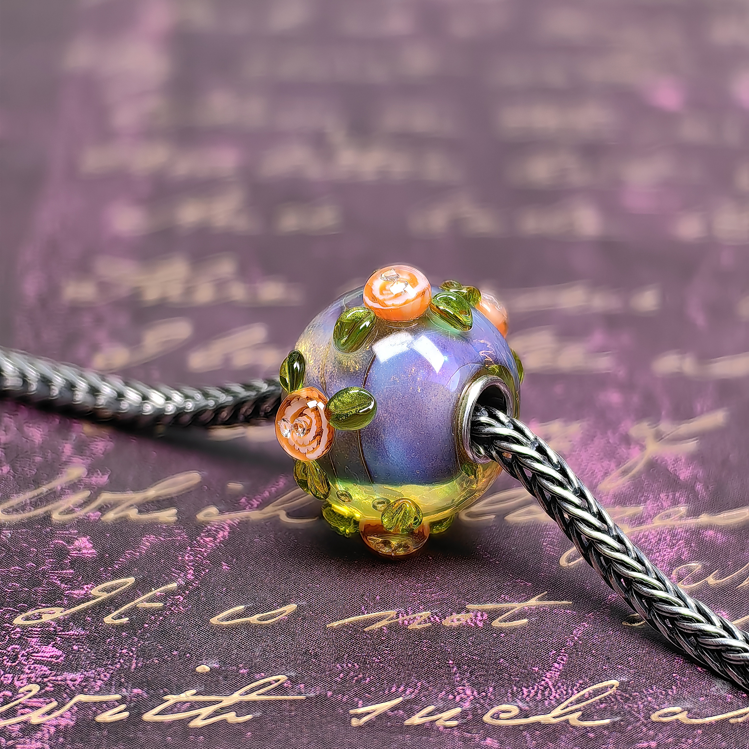 Romantic Goldsand Orange Rose