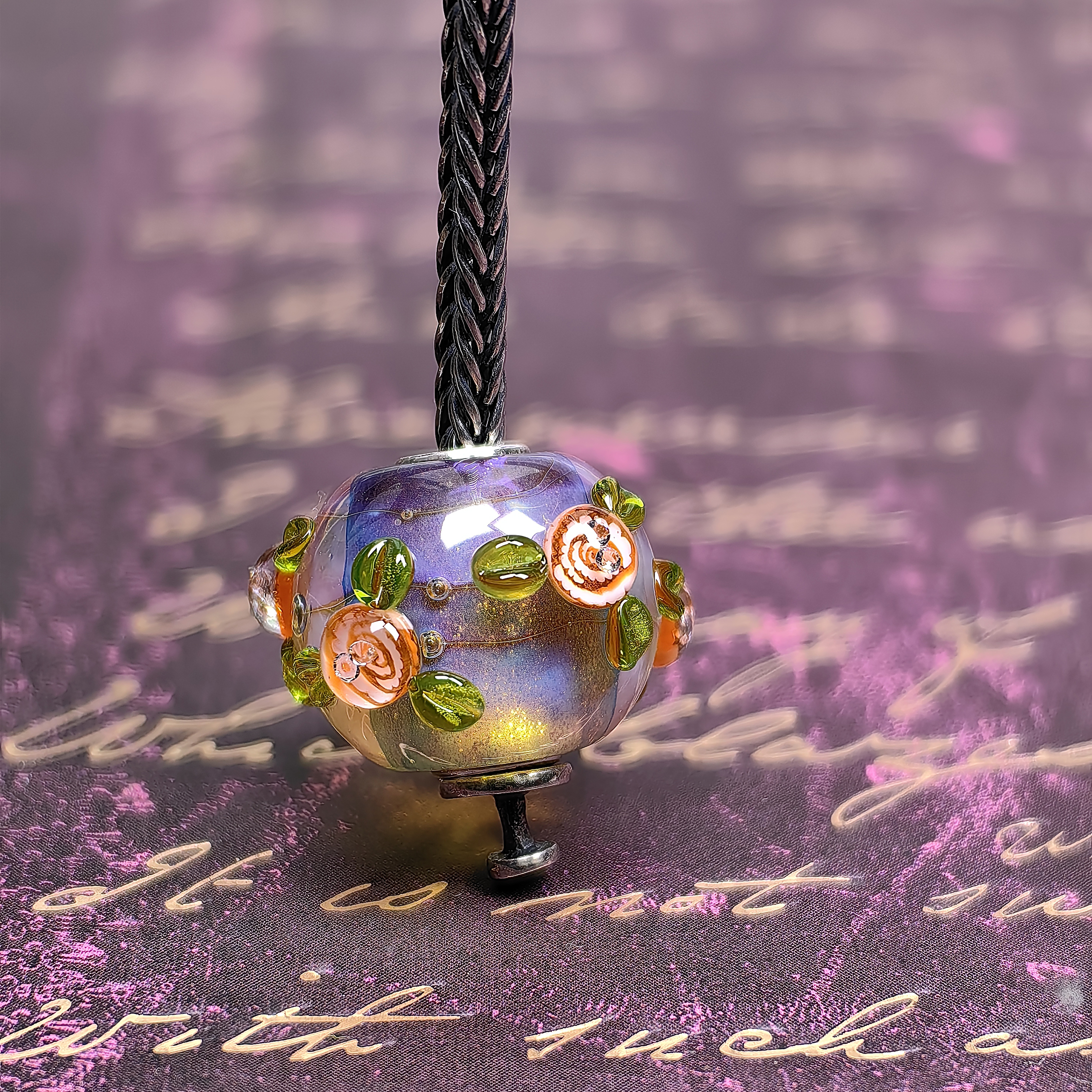 Romantic Goldsand Orange Rose