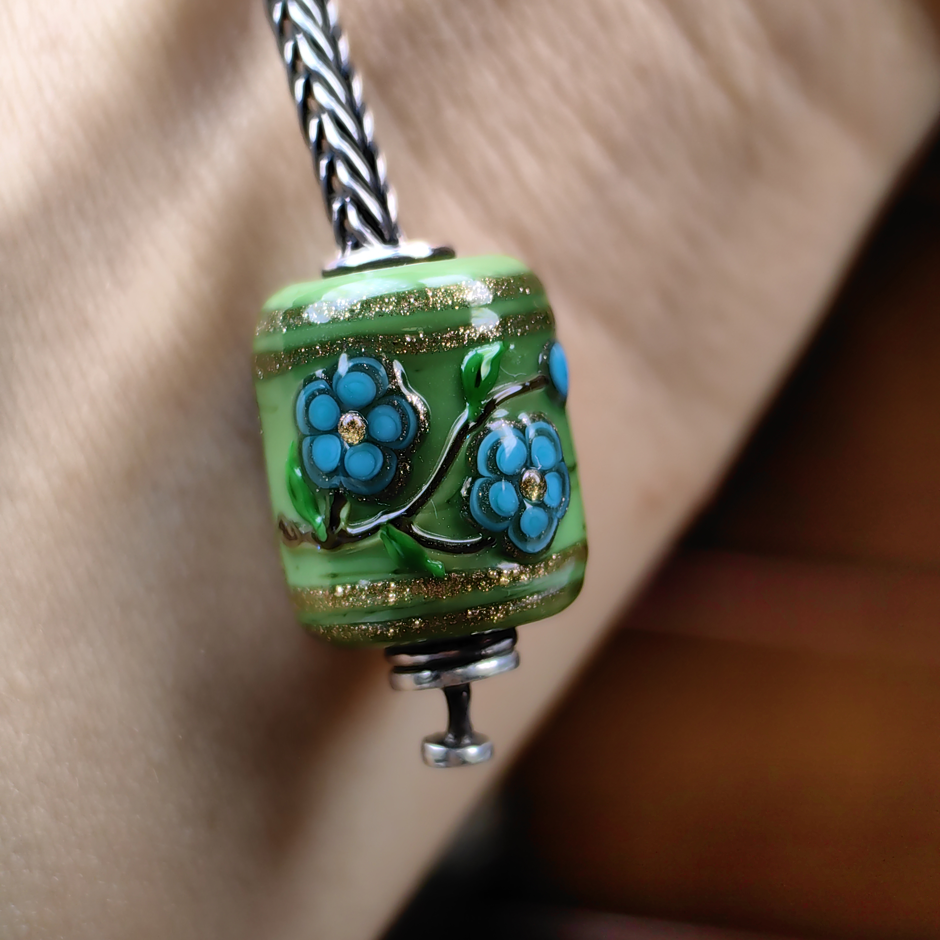 Green Turquoise Blossom