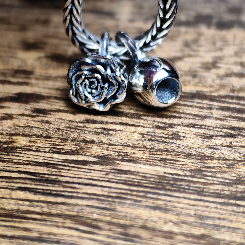 Klein Bottle& # Klein Rose Dangle