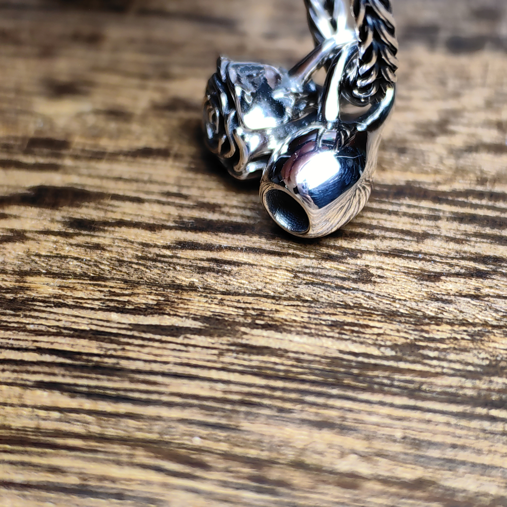 Klein Bottle& # Klein Rose Dangle