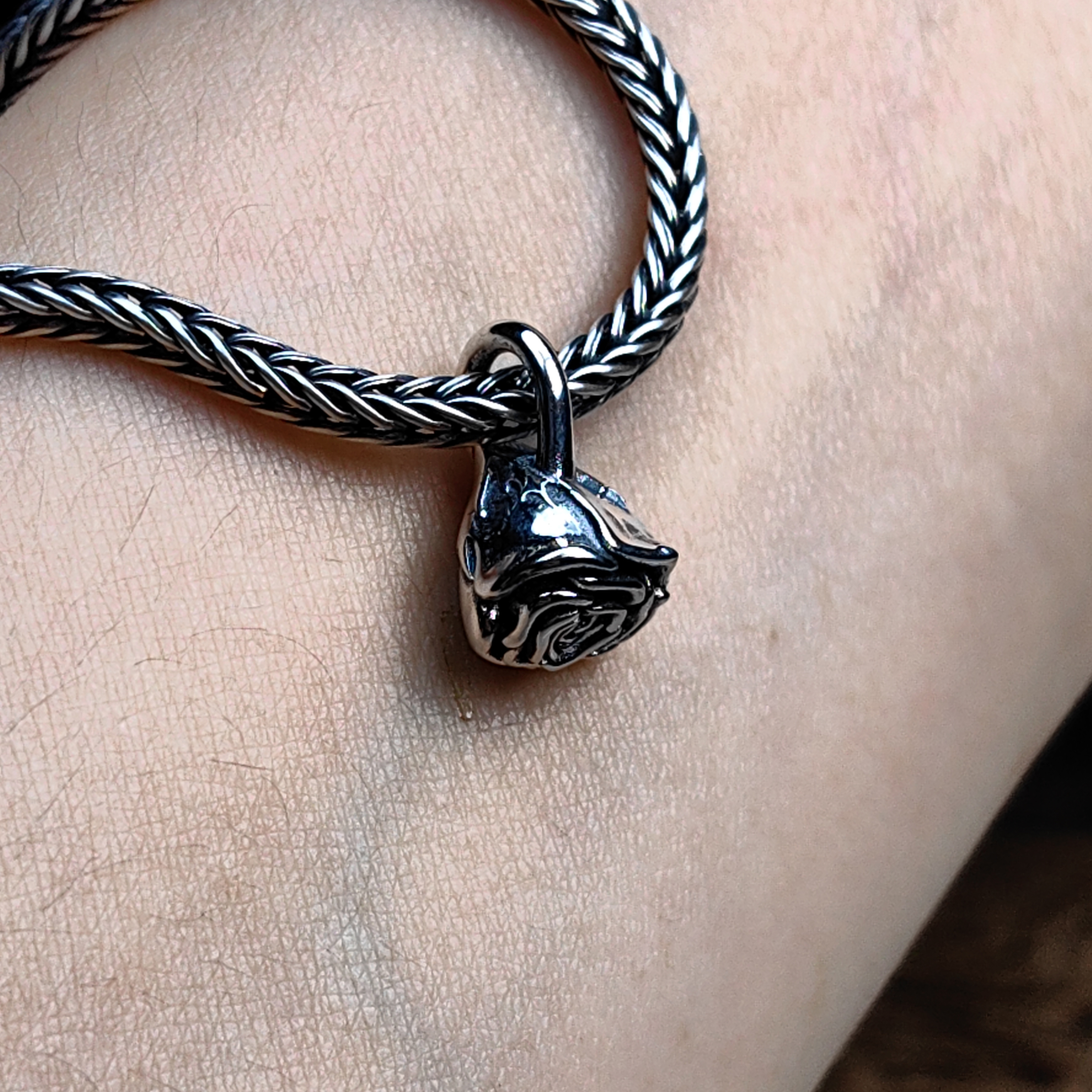 Klein Bottle& # Klein Rose Dangle