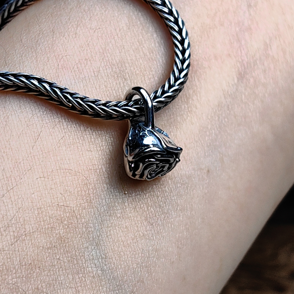 Klein Bottle& # Klein Rose Dangle