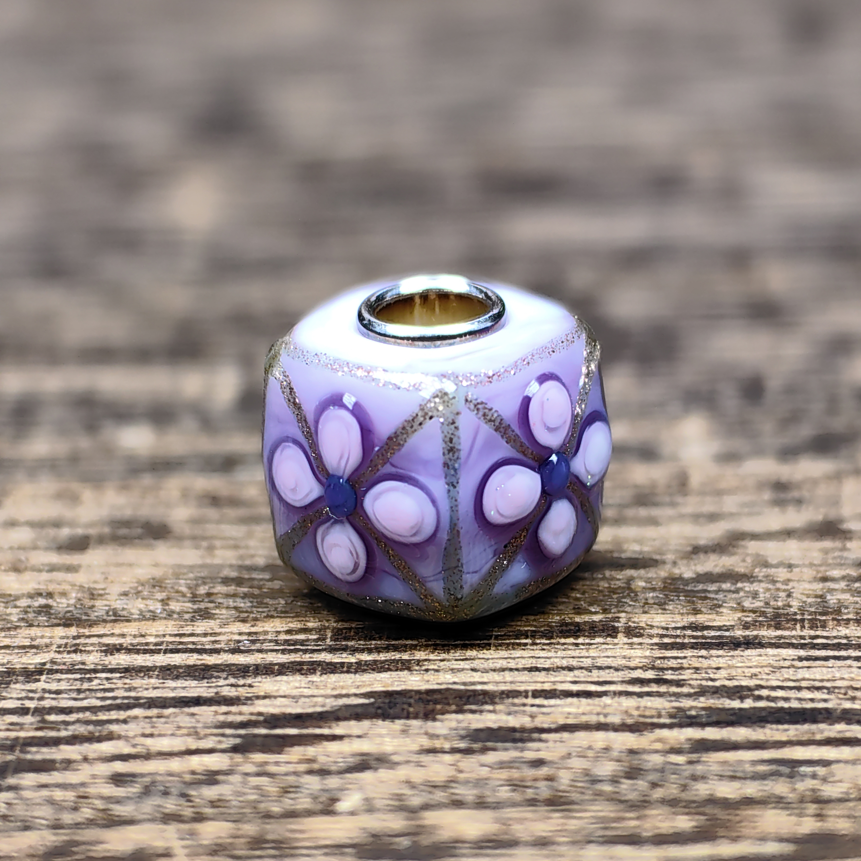 Soft Lavender Flower Cube