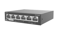 4 Port 100Mbps PoE Switch | NSW2020-6T-POE-IN