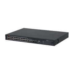 24-port 100 Mbps + 2-port Gigabit Managed PoE Switch | PFS4226-24ET-240