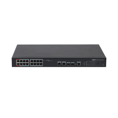 16-port 100 Mbps + 2-port Gigabit Managed PoE Switch | PFS4218-16ET-190