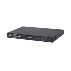 16-port 100 Mbps + 2-port Gigabit Managed PoE Switch | PFS4218-16ET-190