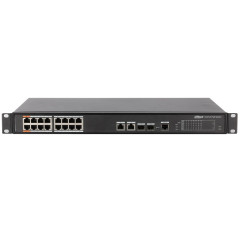 16-port 100 Mbps + 2-port Gigabit Managed PoE Switch | PFS4218-16ET-240