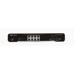 10-Port Gigabit Layer 2 Cloud Managed PoE Switch | RG-NBS3100-8GT2SFP-P
