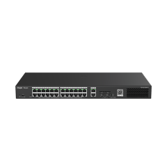 28-Port Gigabit Smart Cloud Managed PoE Switch | RG-ES228GS-P