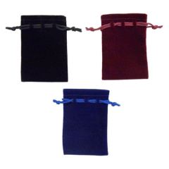 Budget Flocked Cloth Extra Large Pouch