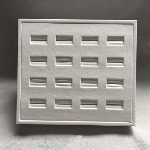 Leatherette Ring Tray with Stand