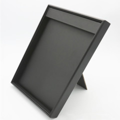 Leatherette Necklace Tray with 15pcs gold hooks