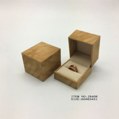 Flocked Paper Ring Box