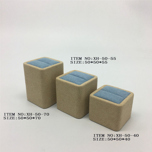 Cream and Blue Window Display Set