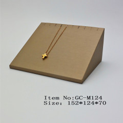 Gold Brushed Leather Pendant Ramp