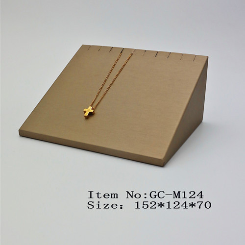 Gold Brushed Leather Pendant Ramp