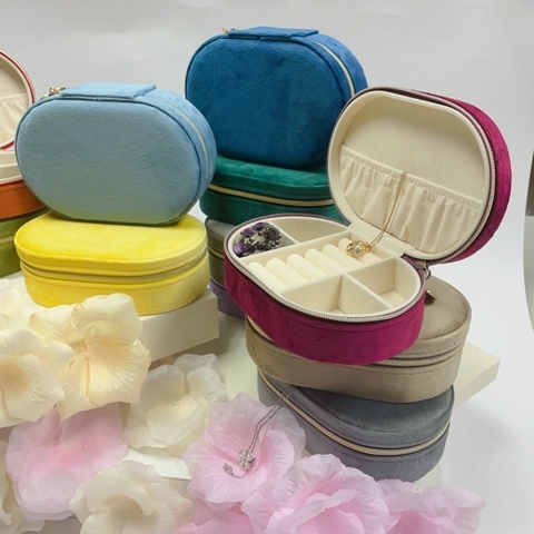 Portable Organizer Storage Zip Jewellery Box