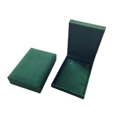 Dark Green Suede Box for Necklace